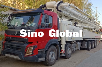 Truk Pompa Beton Terpasang XCMG, Sany, Zoomlion Dengan Sasis Mercedes Benz Volov Isuzu
