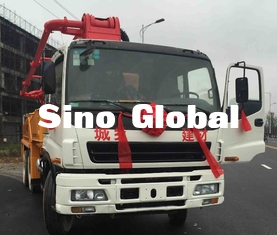 37 Meter Truk Pompa Beton Bekas 100m³ / H 8.3mpa 12mpa Pressure