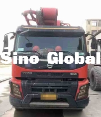 Truk Pompa Beton Bekas Sany 56m Dengan Volvo Chassis 172 M³ / H Output