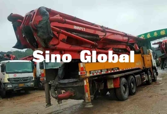 Bahan bakar diesel Truk Pompa Beton Bekas 56M 294kW Dengan Sasis Volvo