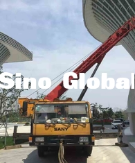 50 Ton Sany Digunakan Truck Crane 58.5mm Mengangkat Tinggi Untuk Konstruksi