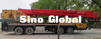 Derek Truk 40 Ton Bekas Sany STC400T Dengan Boom Bentuk U
