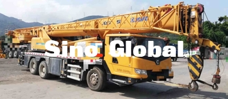 Derek tangan ke-2 XCMG 25 Ton, derek yang dipasang di truk bekas, Diameter Putar 21m