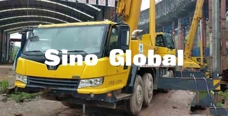 50 Ton Bekas Truck Crane XCMG QY50KA 40L Konsumsi Minyak Per 100km