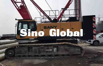 Sany SCC1000A Bekas Derek Perayap 100 Ton dengan panjang Boom 13m 64m