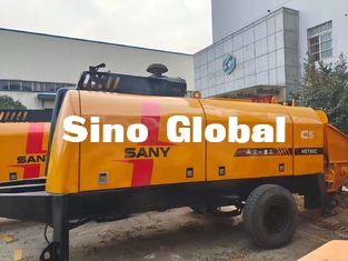 HBT6013 Sany Menggunakan Trailer Mounted Concrete Pump 90KW S Valve Type