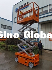 SSL-08HD Model Diesel Powered Scissor Lift dengan sertifikat CE