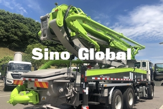 Zoomlion Putzmeister Sany XCMG Truk Pompa Beton 23m Sampai 88m Dengan Chassis Opsional