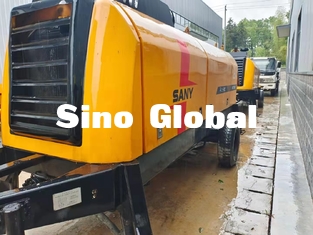 Digunakan Trailer Mounted Concrete Pump 181KW Engine Power S Valve