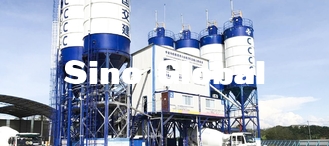Pabrik Batching Sany HZS120F8 dengan Daya Mixer 2 * 37KW