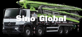 Zoomlion Truck Mounted Pumps 63X-7RZ dengan Benz Chassis