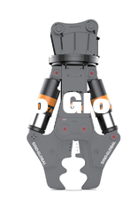 Attachment Geser Hidraulik fleksibel Untuk Excavator dengan Silinder Ganda Satu Silinder