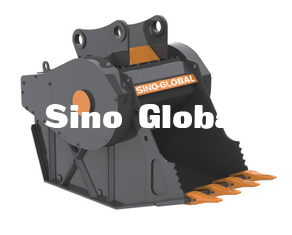 Komatsu Sany CAT Excavator Bucket Dan Attachment, Bucket Screener Crusher