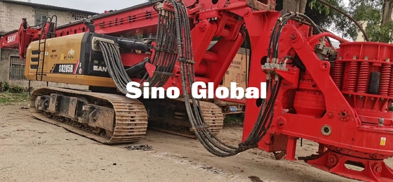 Sany SR285R 2018 Menggunakan Rig Pengeboran Putar 5~24 Rpm 300KW