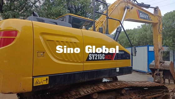 Sany SY215 ACE Bekas Ekskavator Perayap Dengan Model Mesin Isuzu AM-4HK1X