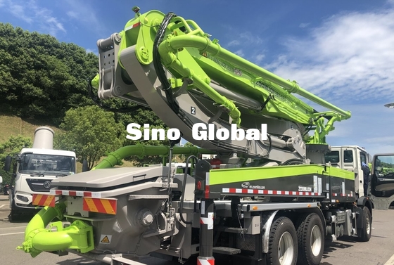 Truk Pompa Beton Terpasang XCMG, Sany, Zoomlion Dengan Sasis Mercedes Benz Volov Isuzu
