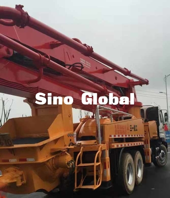 37 Meter Truk Pompa Beton Bekas 100m³ / H 8.3mpa 12mpa Pressure