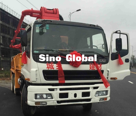 37 Meter Truk Pompa Beton Bekas 100m³ / H 8.3mpa 12mpa Pressure