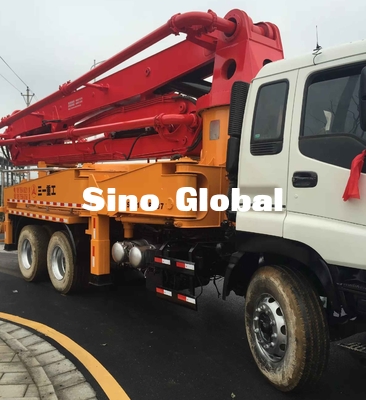 37 Meter Truk Pompa Beton Bekas 100m³ / H 8.3mpa 12mpa Pressure