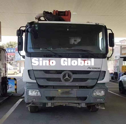 Sany Brand 37M Bekas Truk Pompa Beton Dengan 5 Bagian Boom