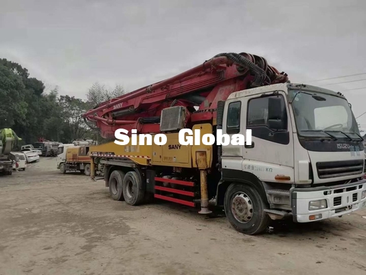 Truk Pompa Beton Sany Bekas 46 meter dengan kapasitas 24,8 ton
