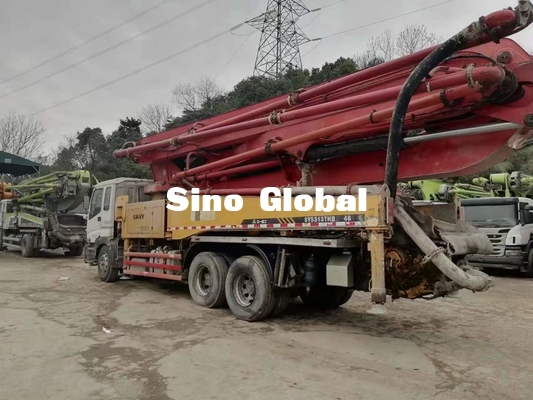 Truk Pompa Beton Sany Bekas 46 meter dengan kapasitas 24,8 ton