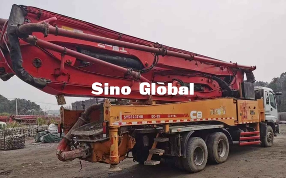 5 bagian Truk Boom Bekas, Truk Pompa Garis Beton Sany 49M