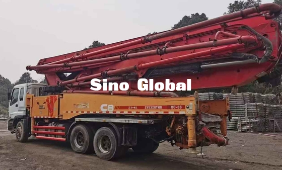 5 bagian Truk Boom Bekas, Truk Pompa Garis Beton Sany 49M