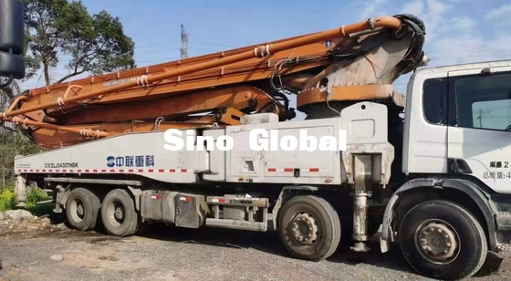 Truk Pompa Boom Beton Bekas Zoomlion 56 Meter dengan model Scania