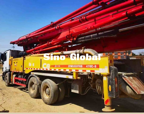 Truk Pompa Beton Bekas 5 Boom 47m dengan Sasis Mercedes Benz