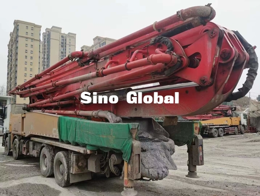 2nd hand 56m Pump Truck merek Sany dengan Model Mercedes Benz 3341