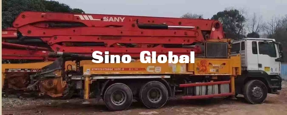 Truk Pompa Tangan Kedua 38m, Truk Boom Beton Kedalaman Jangkauan 21.5m