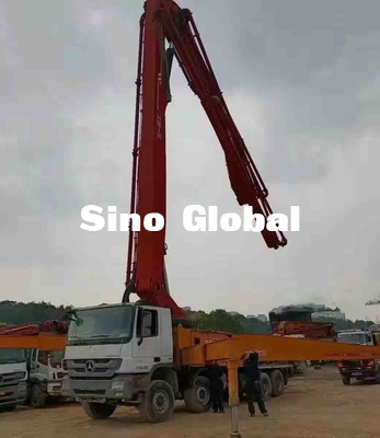 SY5419THB 56 Truk Pompa Beton Bekas 56M 6 Bagian Jangkauan vertikal