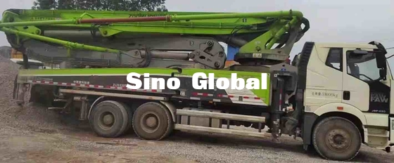 287KW Daya Digunakan Truk Pompa Beton 49M Jangkauan Vertikal Dengan Chassis FAW
