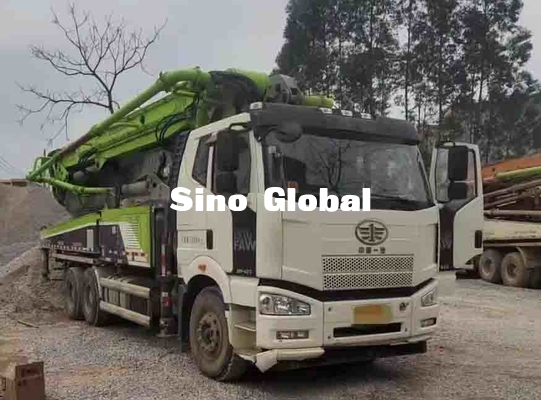 287KW Daya Digunakan Truk Pompa Beton 49M Jangkauan Vertikal Dengan Chassis FAW