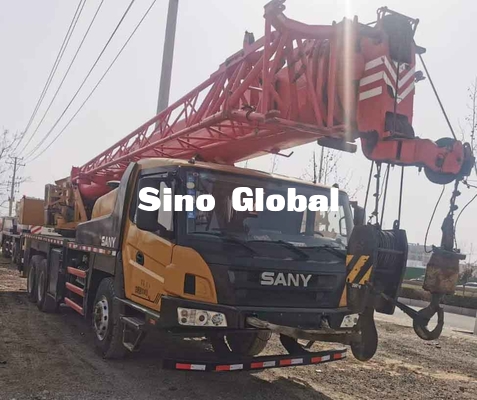 STC200C5 Digunakan Lorry Crane, Sany 20 Ton Truck Crane Kecepatan 80km / H