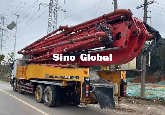 Sany 56M Bekas Truk Pompa Beton Dengan Model Chassis Mercedes Benz 2013