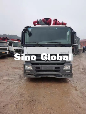 Sany 56M Truk Pompa Beton Bekas Dengan Mercedes Benz Chassis Model 2012