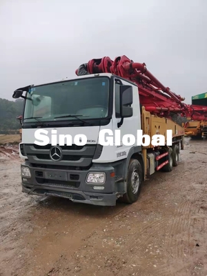 Sany 56M Truk Pompa Beton Bekas Dengan Mercedes Benz Chassis Model 2012