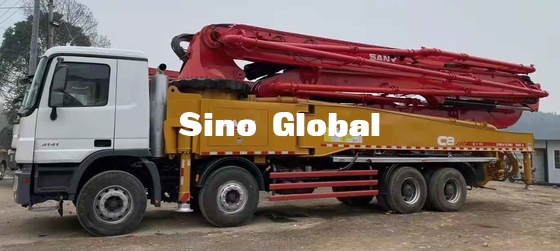 Euro4 Second Hand 52m Pompa Beton, truk pompa boom SYM5419THBF 52