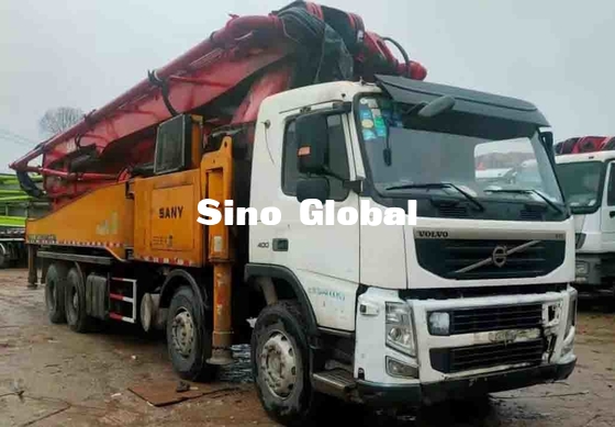 Bahan bakar diesel Truk Pompa Beton Bekas 56M 294kW Dengan Sasis Volvo