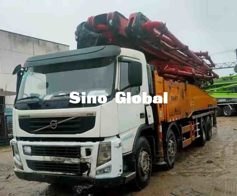 Bahan bakar diesel Truk Pompa Beton Bekas 56M 294kW Dengan Sasis Volvo