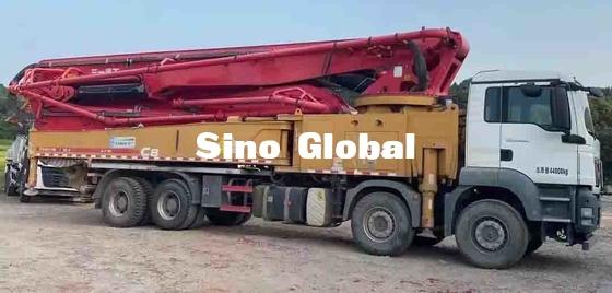 Sany 60M Bekas Truk Pompa Beton Dengan Model Chassis Man 2017
