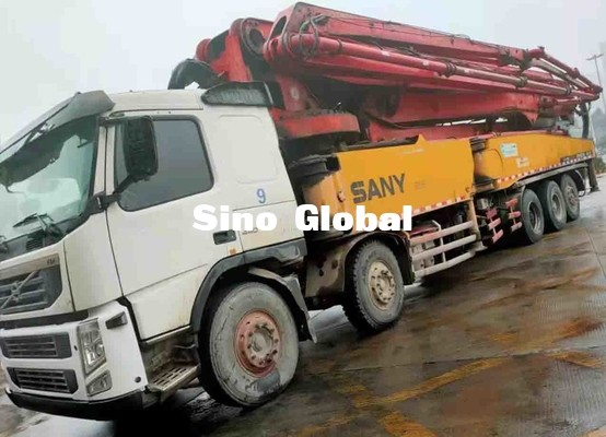 Pompa Beton Bekas Sany 62 meter Dengan Model Chassis Volvo 2013