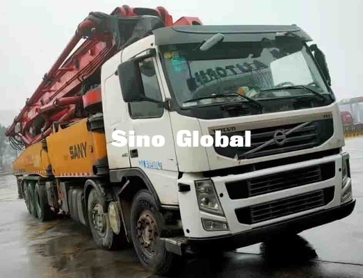 Pompa Beton Bekas Sany 62 meter Dengan Model Chassis Volvo 2013