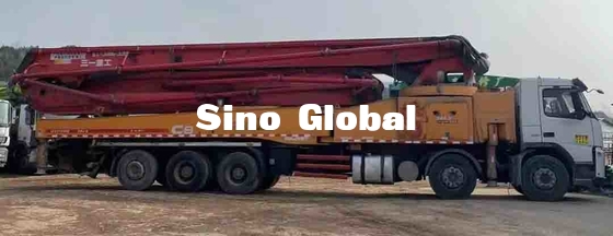 Pompa Beton Bekas Sany 62M Dengan Model Sasis Volvo 2013