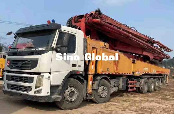 Pompa Beton Bekas Sany 62M Dengan Model Sasis Volvo 2013