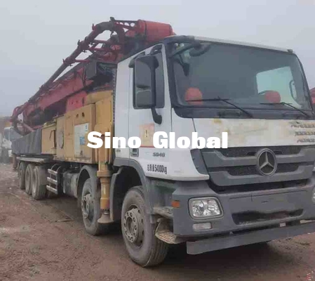 Sany 66M Bekas Pompa Beton Dengan Model Chassis Mercedes 2017