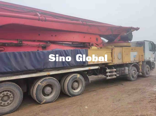 Sany 66M Bekas Pompa Beton Dengan Model Chassis Mercedes 2017