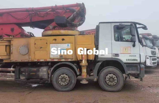 Sany 66M Bekas Pompa Beton Dengan Model Chassis Mercedes 2017